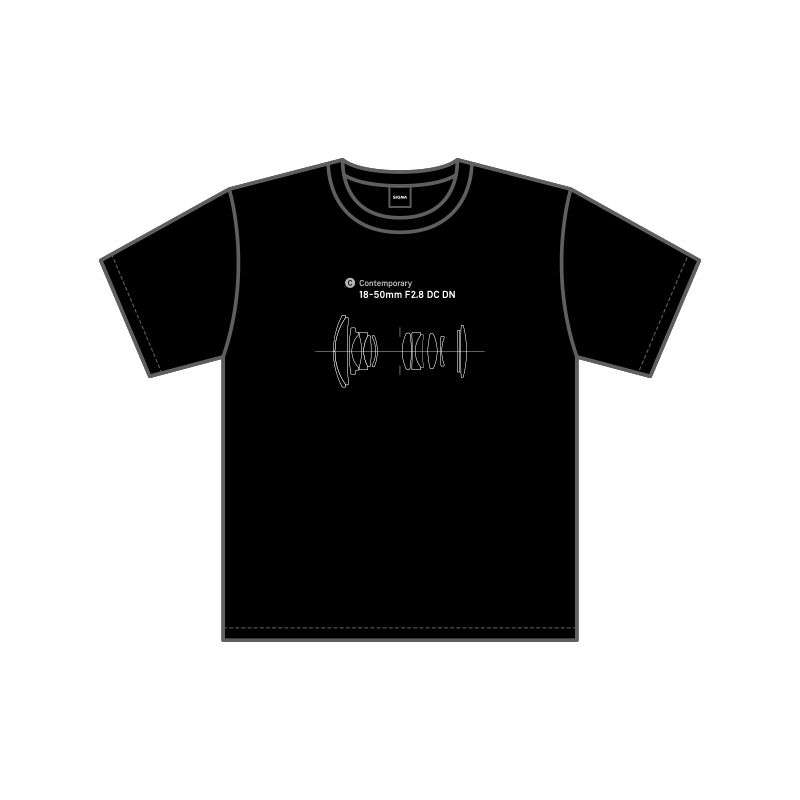 18-50mm F2.8 DC DN | Contemporary　レンズ構成図Ｔシャツ