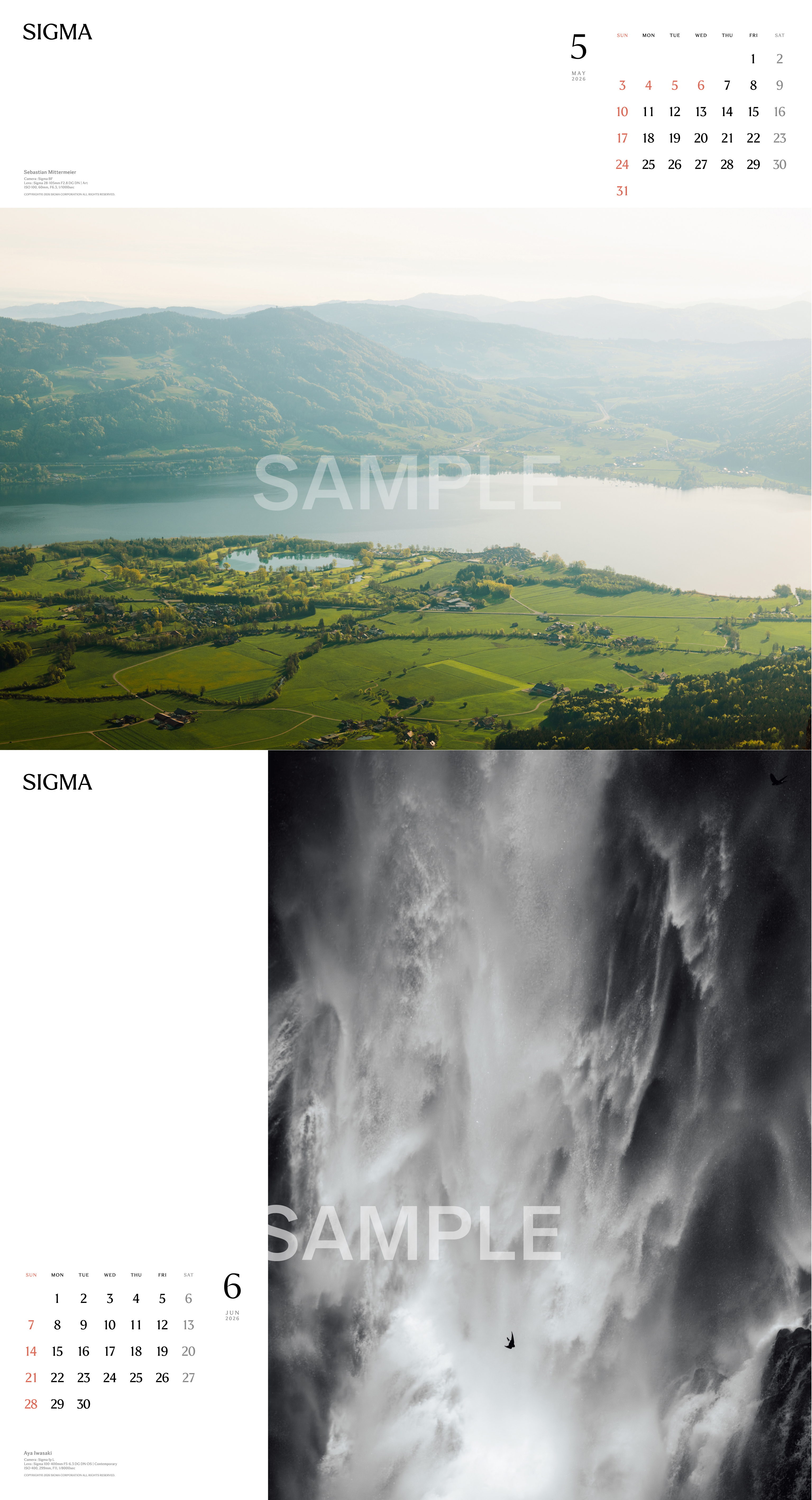 2026年カレンダー